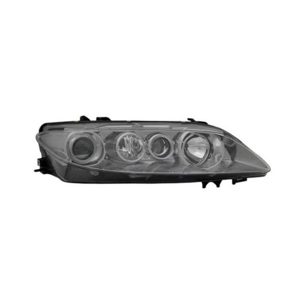 2003-2005 Mazda 6 Passenger Side Headlight Assembly - Right Side Replacement Part (GK2A510K0E/MA2503125) - Standard & Combination Type - Perfect for Night Driving & Auto Repair