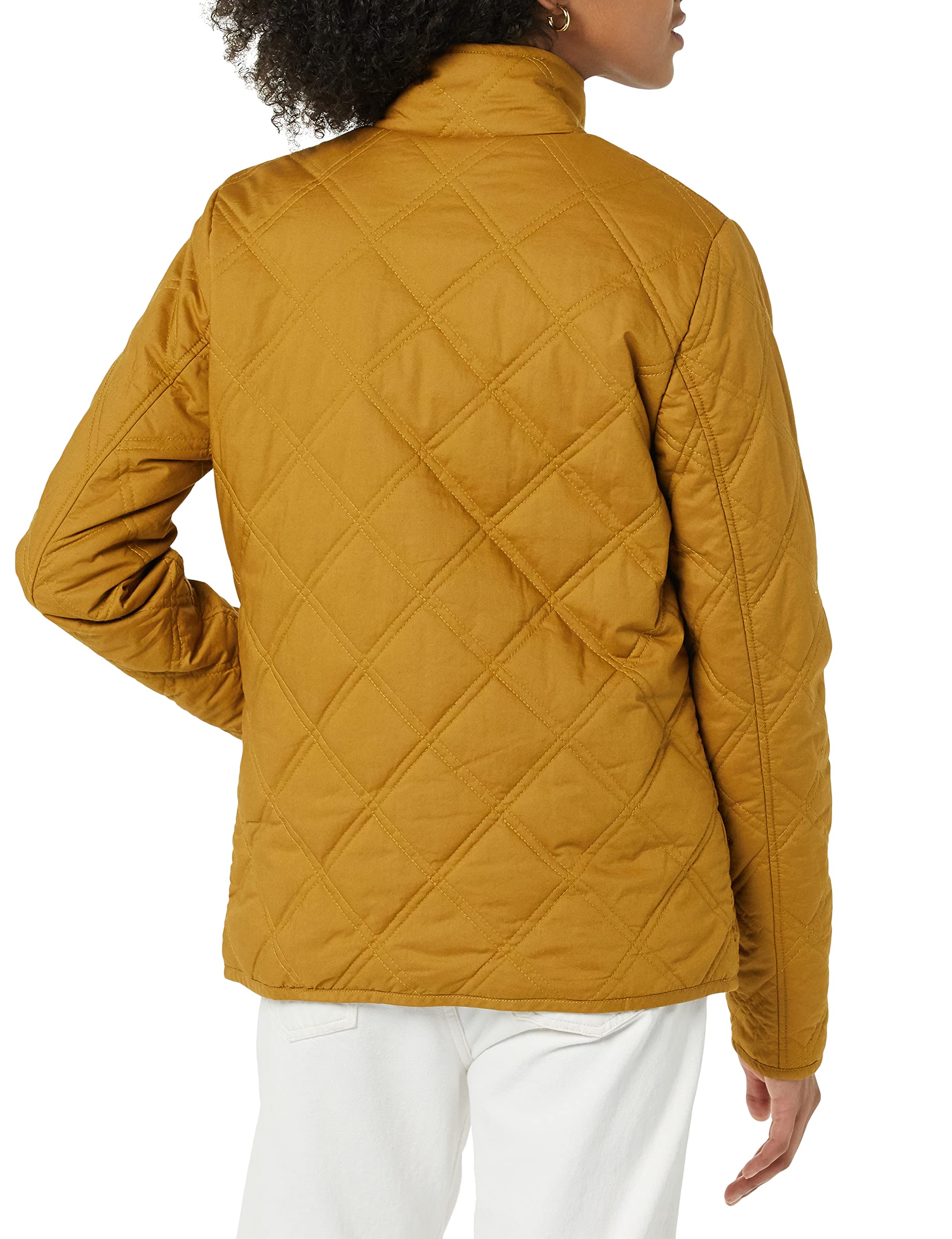 Amazon Essentials Women's Lightweight Padded Jacket - Water-Resistant Winter Coat with Hood for Outdoor Activities, Hiking & Casual Wear