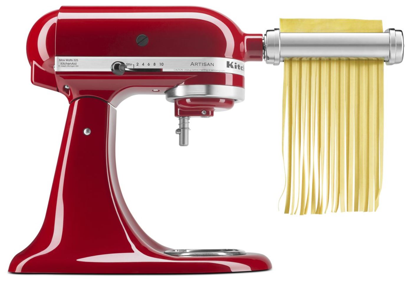 KitchenAid 3-Piece Pasta Roller & Cutter Set - Stainless Steel Pasta Maker Attachment for Stand Mixers - Perfect for Homemade Ravioli, Lasagna & Noodles