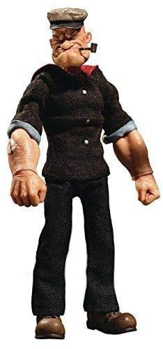 Mezco One:12 Collective Popeye Action Figure - Highly Detailed Collectible Toy for Display & Play - Perfect for Fans, Collectors & Gift Giving
