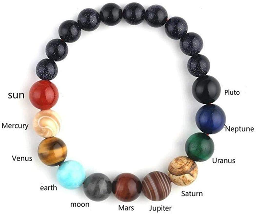 **7 Chakra Black Lava Stone Bracelet for Men & Women – Natural Elastic Yoga Beads, Healing Gemstone Jewelry for Meditation & Spiritual Balance**