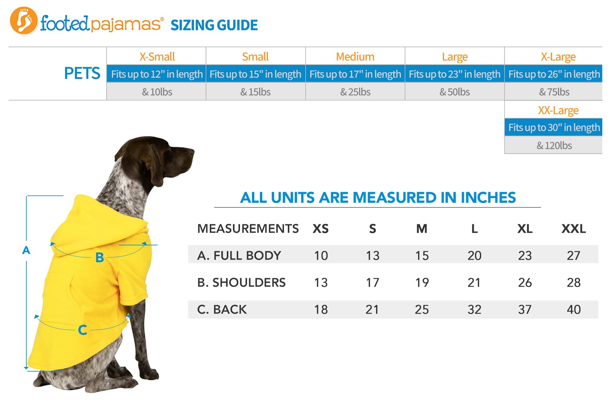Brilliant Blue Fleece Hoodie Sweater for Small Dogs & Cats - Cozy Pet Pajamas for Pets Up to 15 lbs - Perfect for Winter Nights & Indoor Comfort