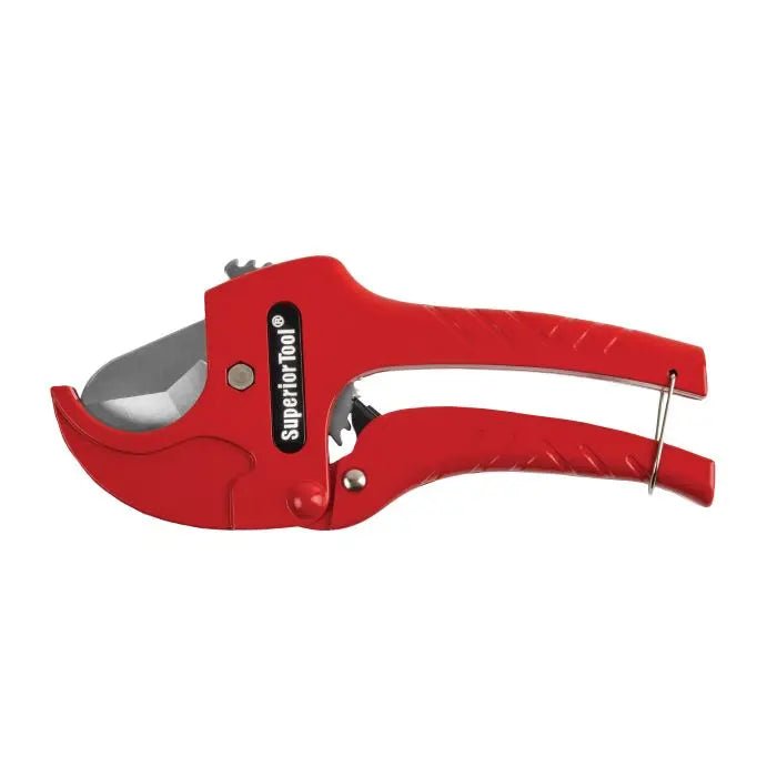 Professional Ratcheting PVC Pipe Cutter - Heavy Duty Plastic Tube Cutting Tool (Set of 6) - Perfect for Plumbing, DIY Projects & Construction Work