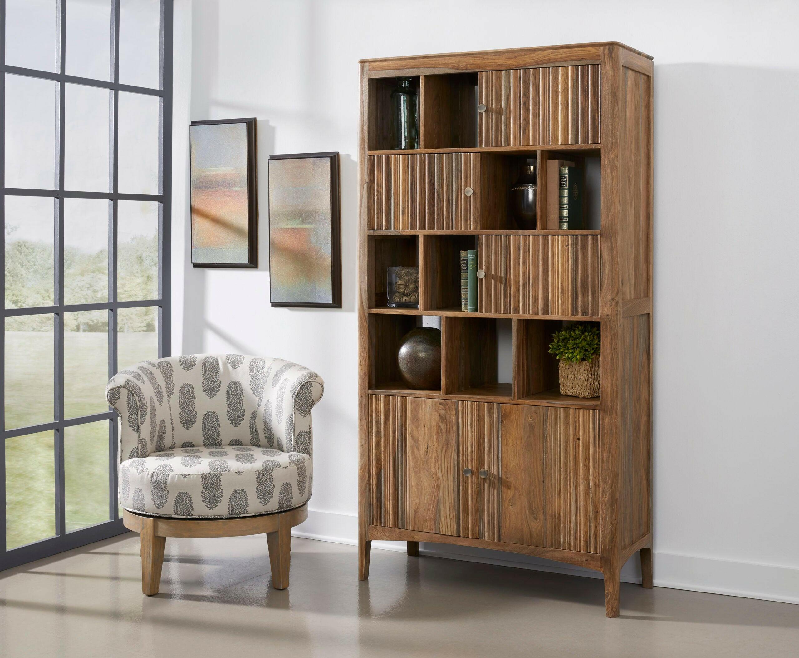 Waverly Bookcase 62448 JCL - Modern Wooden Bookshelf for Home & Office Storage - Perfect for Living Room, Bedroom, or Study Organization