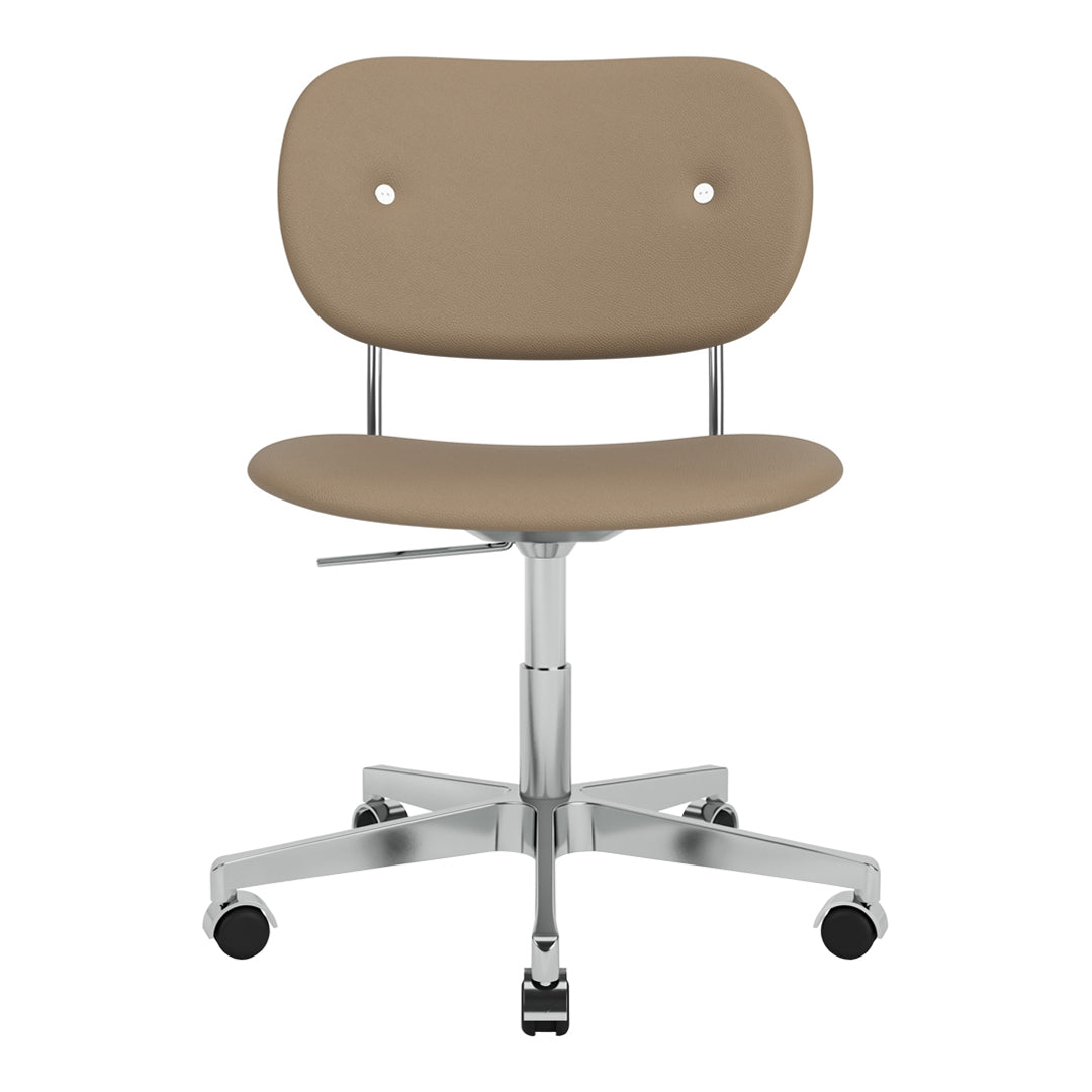 Ergonomic Office Chair with Fully Upholstered Seat & Back, 360° Swivel Base with Smooth-Rolling Casters - Perfect for Home Office, Gaming & Workspace Comfort