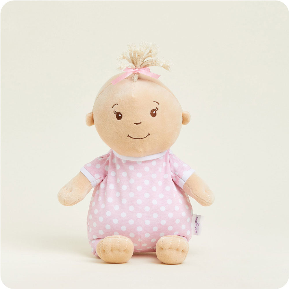 Baby Girl Warmies - Cozy & Adorable Plush Stuffed Animals for Infants & Toddlers - Perfect for Cuddling, Playtime & Nursery Decor