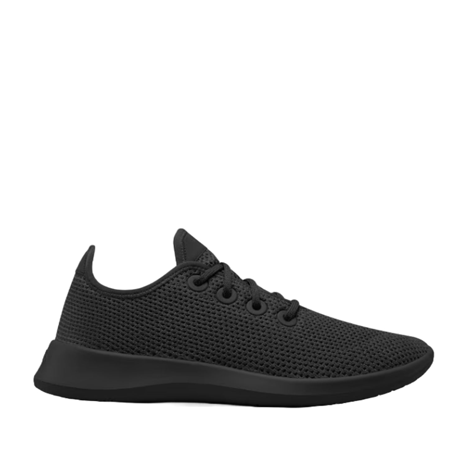 Allbirds Men's Tree Runner Sneakers - Breathable Eco-Friendly Running Shoes in Jet Black | Lightweight Comfort for Jogging, Gym & Casual Wear