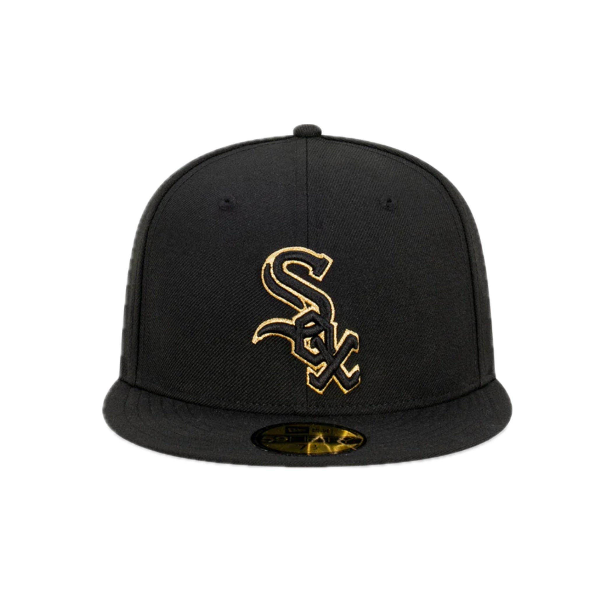 New Era 5950 MLB Chicago White Sox Metallic Accent Baseball Cap - Official Licensed Snapback Hat for Men & Women - Perfect for Games, Sports Events & Streetwear Fashion