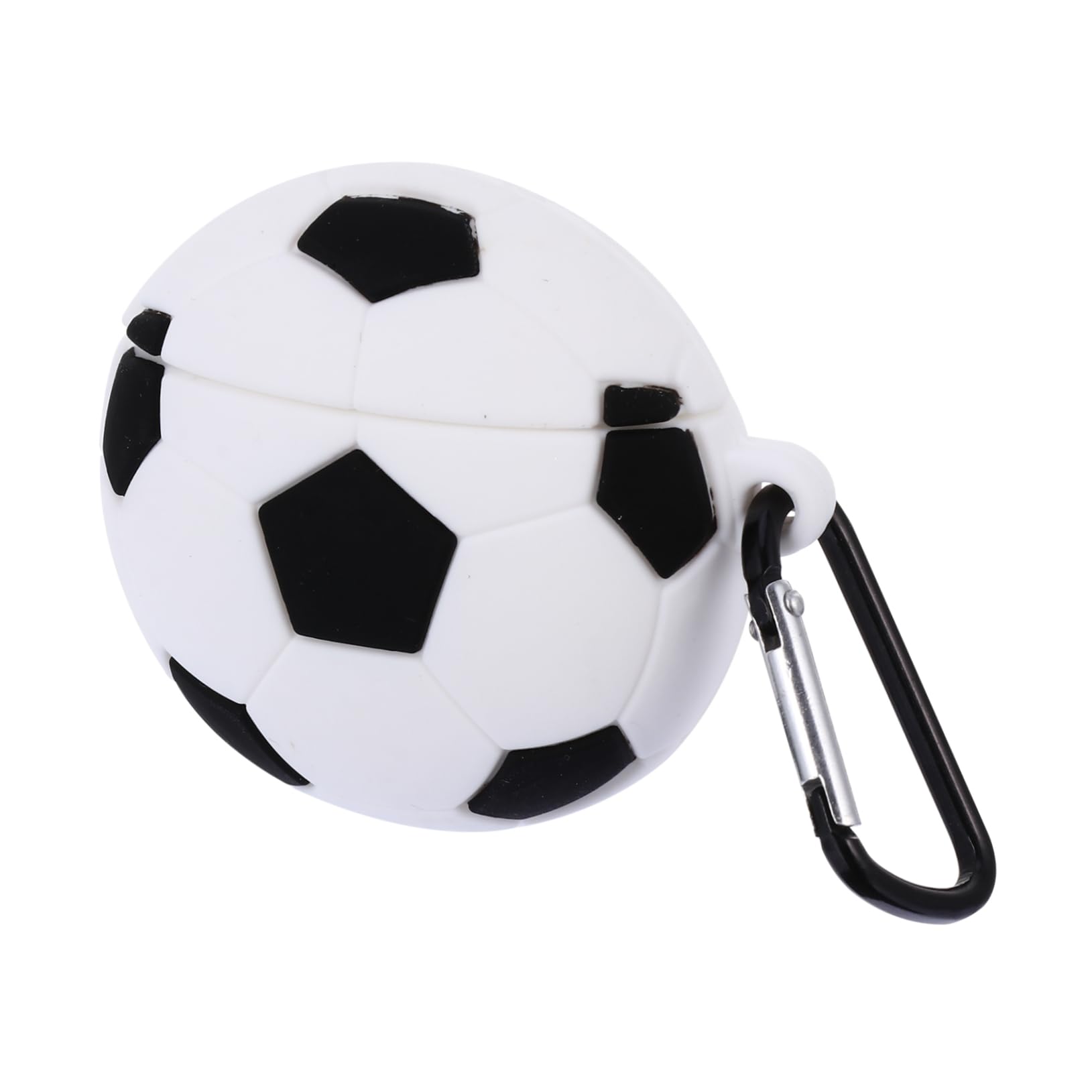 Premium 1-Piece Football Shaped Headphone Case - 3D Soccer Design Protective Sleeve for Earphones & Headsets | Portable Storage for Sports, Travel & School Accessories