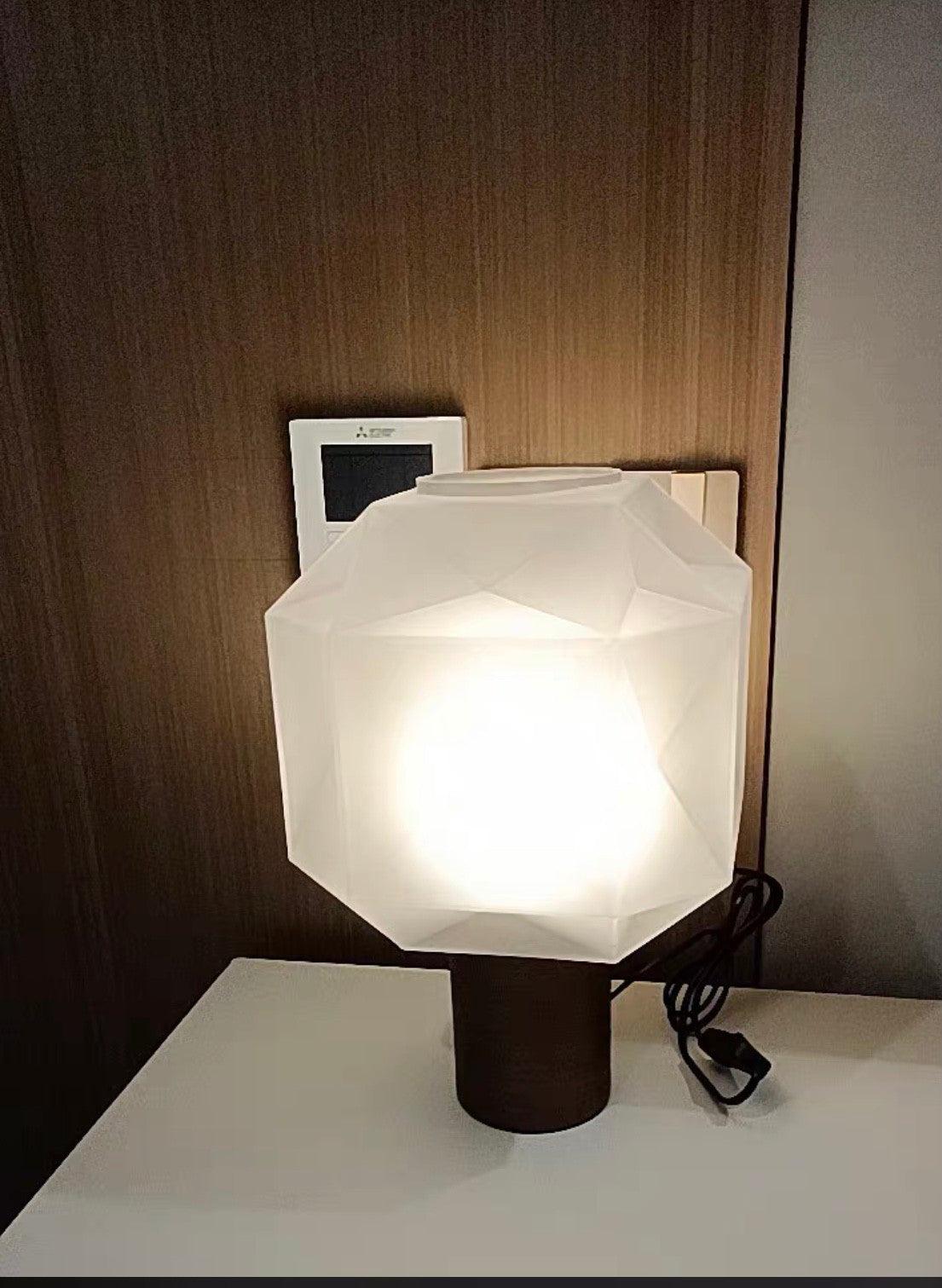 Modern Cubo Table Lamp - Minimalist LED Nightstand Light for Bedroom, Living Room & Office - Warm White & Cool White Dimmable Lighting for Reading & Relaxation