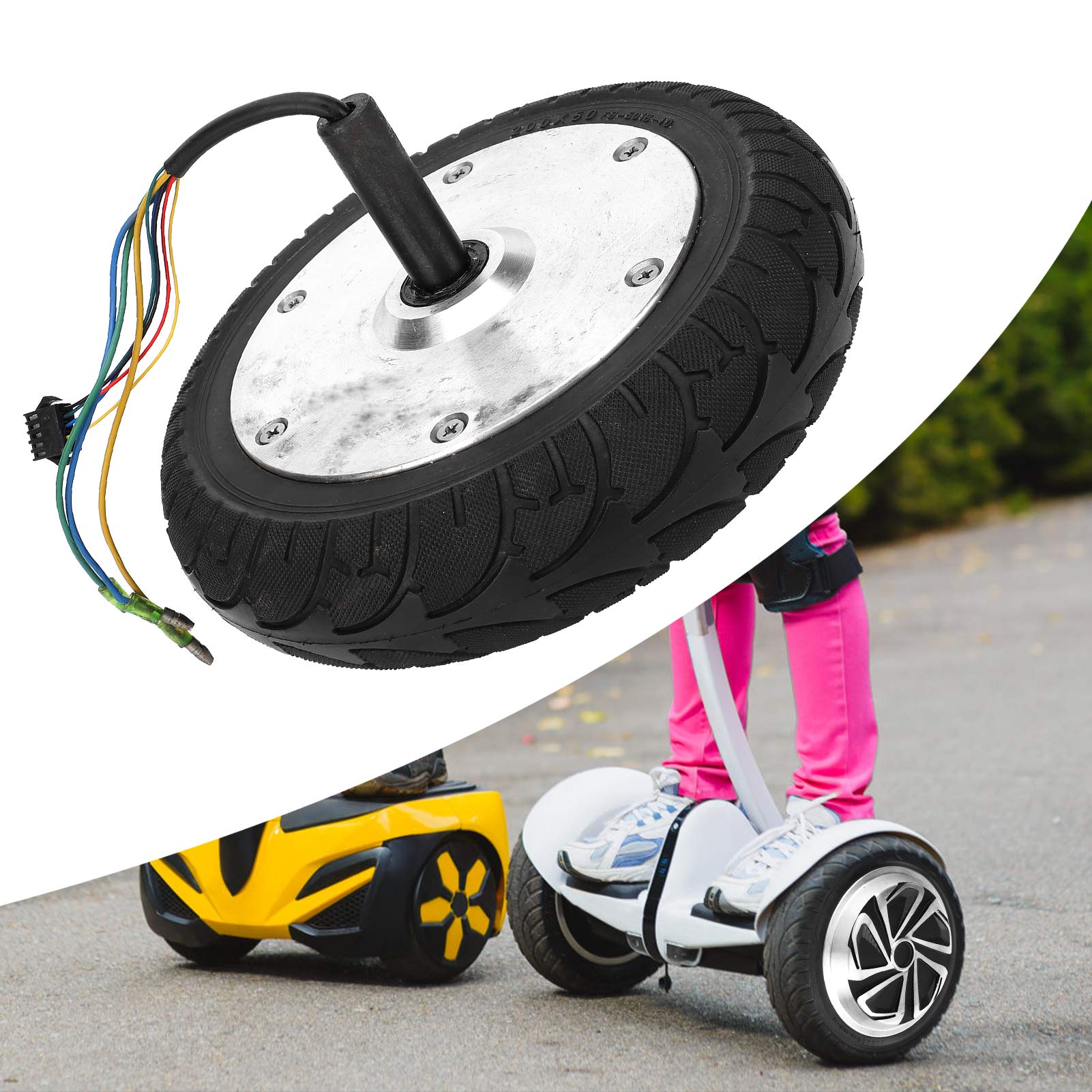 36V 350W Electric Scooter Hub Motor with Tire - Single Shaft Wheel Motor for E-Scooters - Perfect for Commuting & Urban Travel