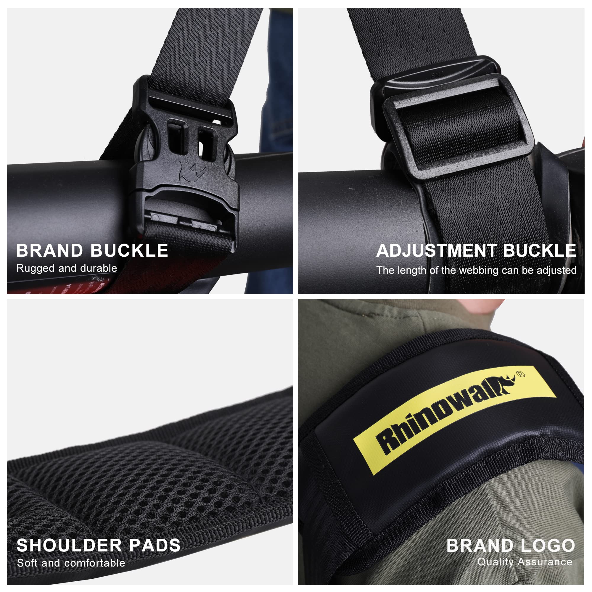 UBORSE Adjustable Portable Scooter Strap - Hand Carry Handle & Shoulder Strap for Xiaomi Mijia M365 Electric Scooter - Perfect for Commuting, Travel & Easy Transport