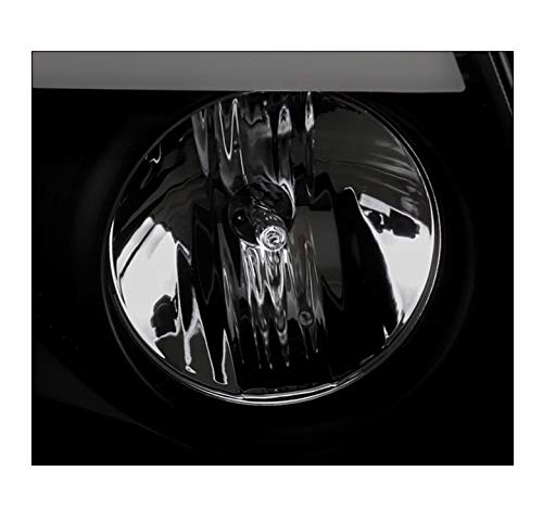 LED Tube Projector Headlights - Black/Smoke Compatible with 2005-2011 Toyota Tacoma - High Brightness for Night Driving & Off-Road Adventures