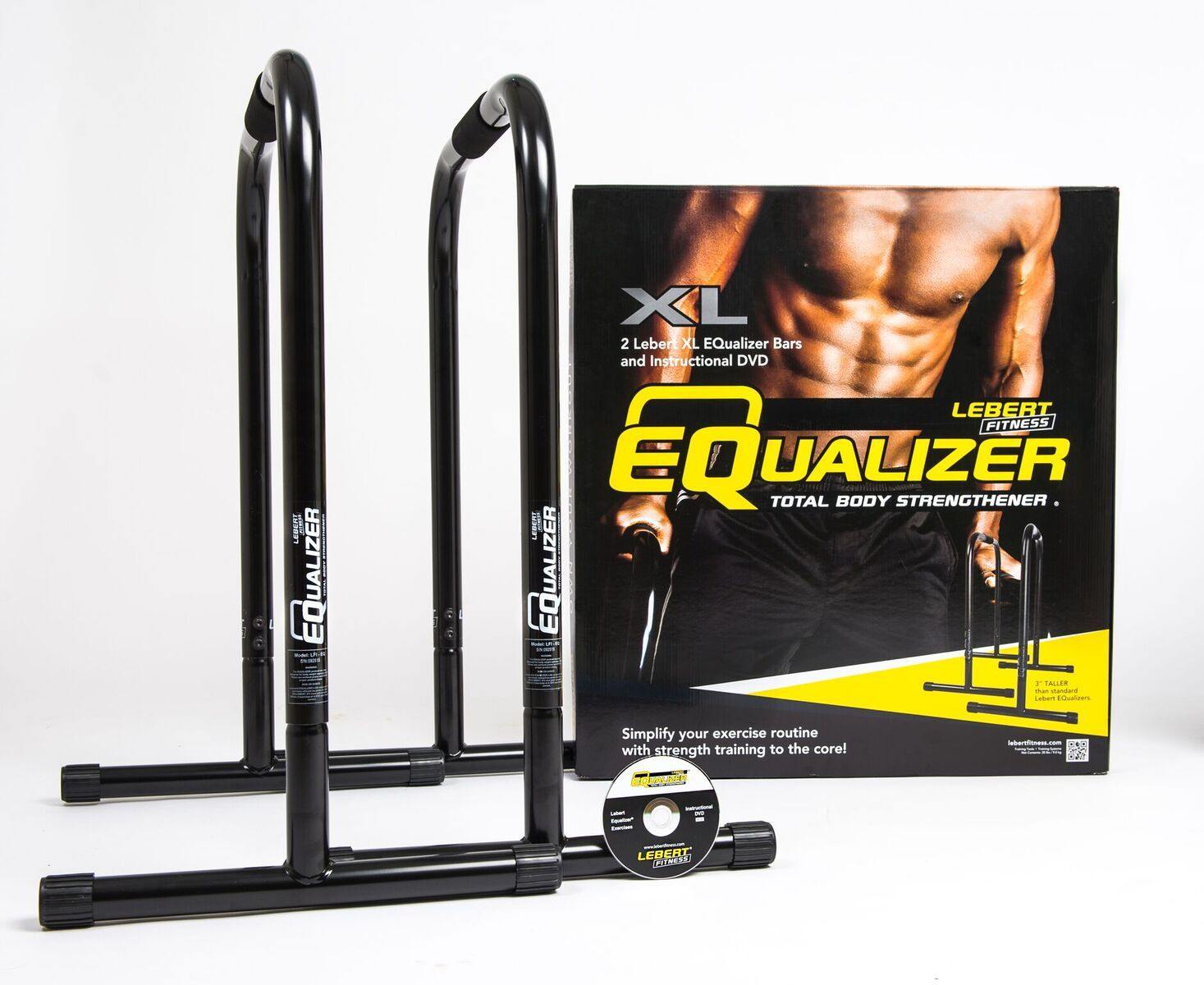 Lebert EQualizer XL Fitness Bars - Adjustable Strength Training Equipment for Home Gym, Calisthenics & Full-Body Workouts | Perfect for Pull-Ups, Push-Ups, Dips & Core Exercises