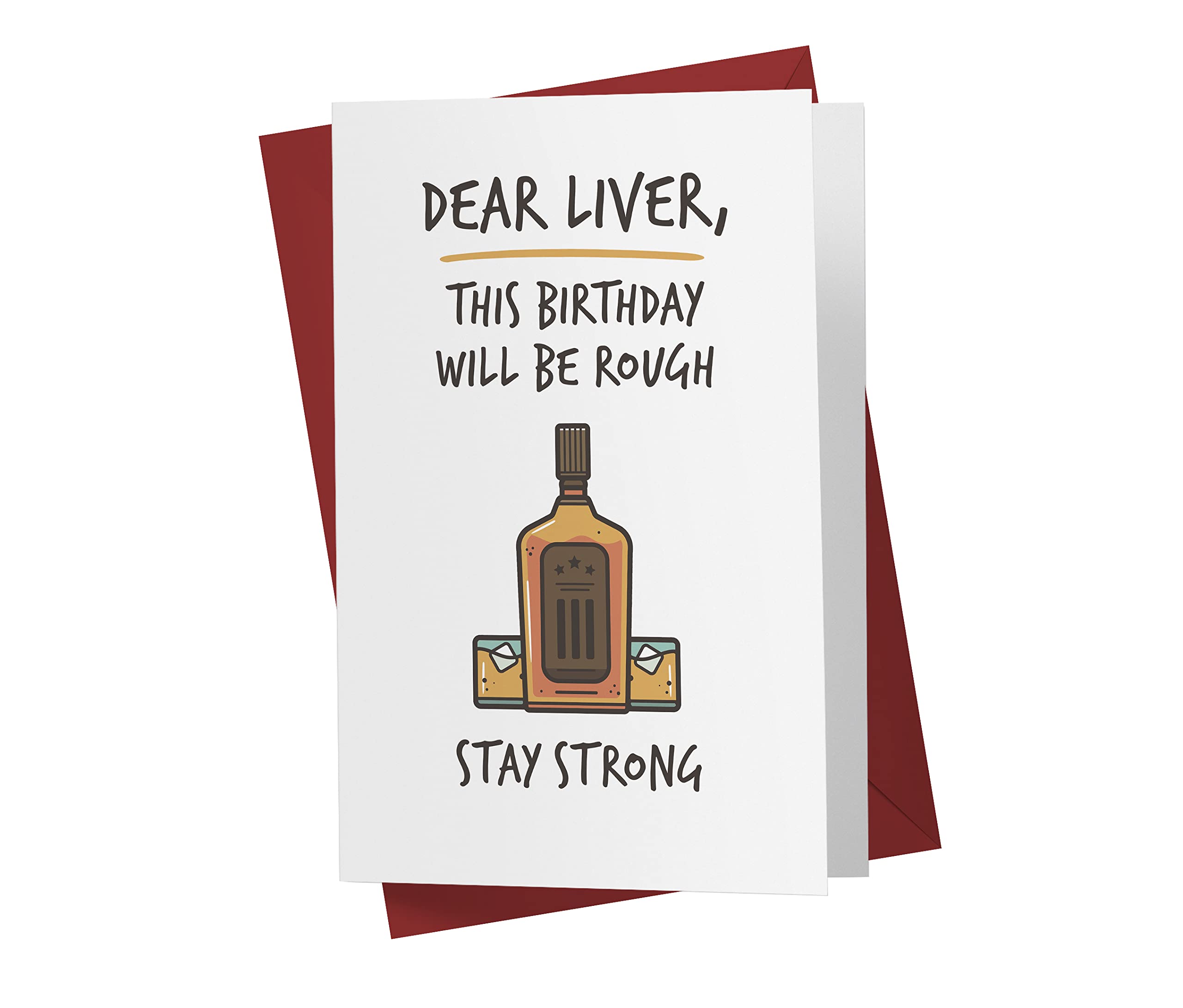 Funny Birthday Card for Him & Her - Witty Boyfriend Girlfriend Anniversary Greeting Card - Perfect Birthday Card for Son Daughter Sister Brother Friend - Karto Premium Quality - Great for Birthdays, Anniversaries & Special Occasions