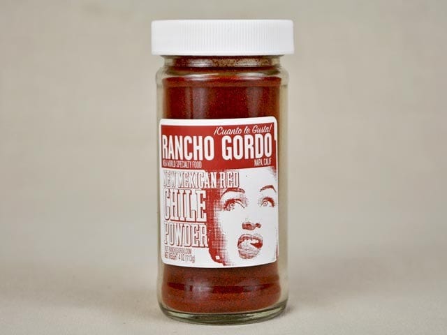 Rancho Gordo Premium New Mexican Red Chili Powder - Authentic Spice for Cooking, BBQ, Tacos & Mexican Cuisine