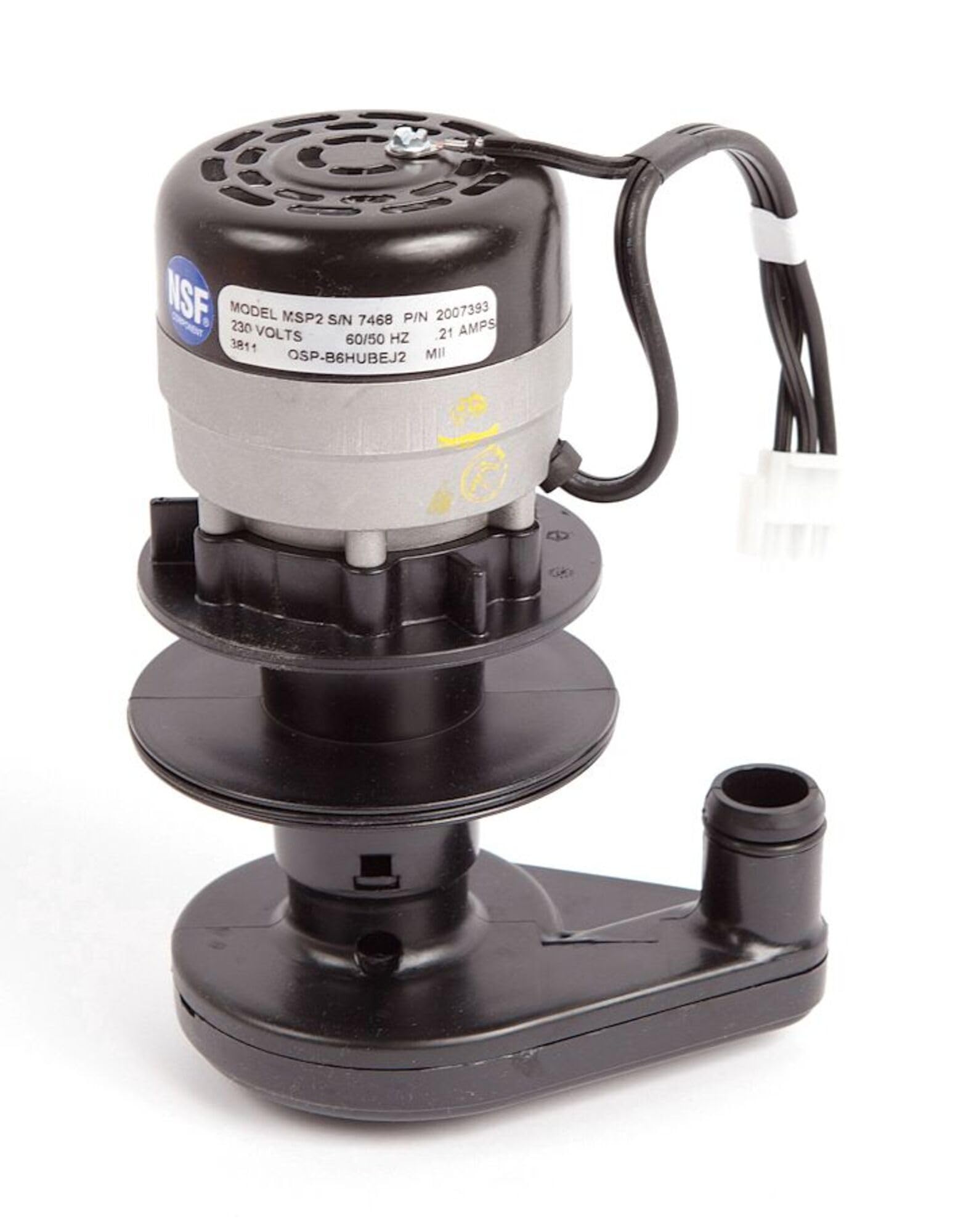 Manitowoc Ice 2007399 Replacement Water Pump - Compatible with Manitowoc Ice Machines - Commercial Ice Maker Water Pump for Restaurants, Bars, and Food Service Businesses