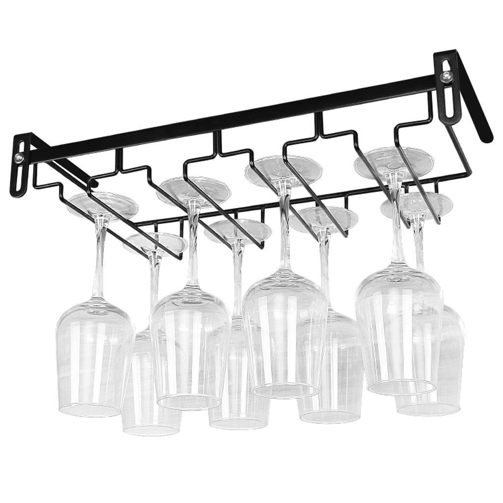 Premium Wall Mounted Wine Rack Organizer - No Nails Hanging Stemware Holder for Wine Glasses | Space Saving Bar & Kitchen Storage Solution for Restaurants, Homes & Entertaining