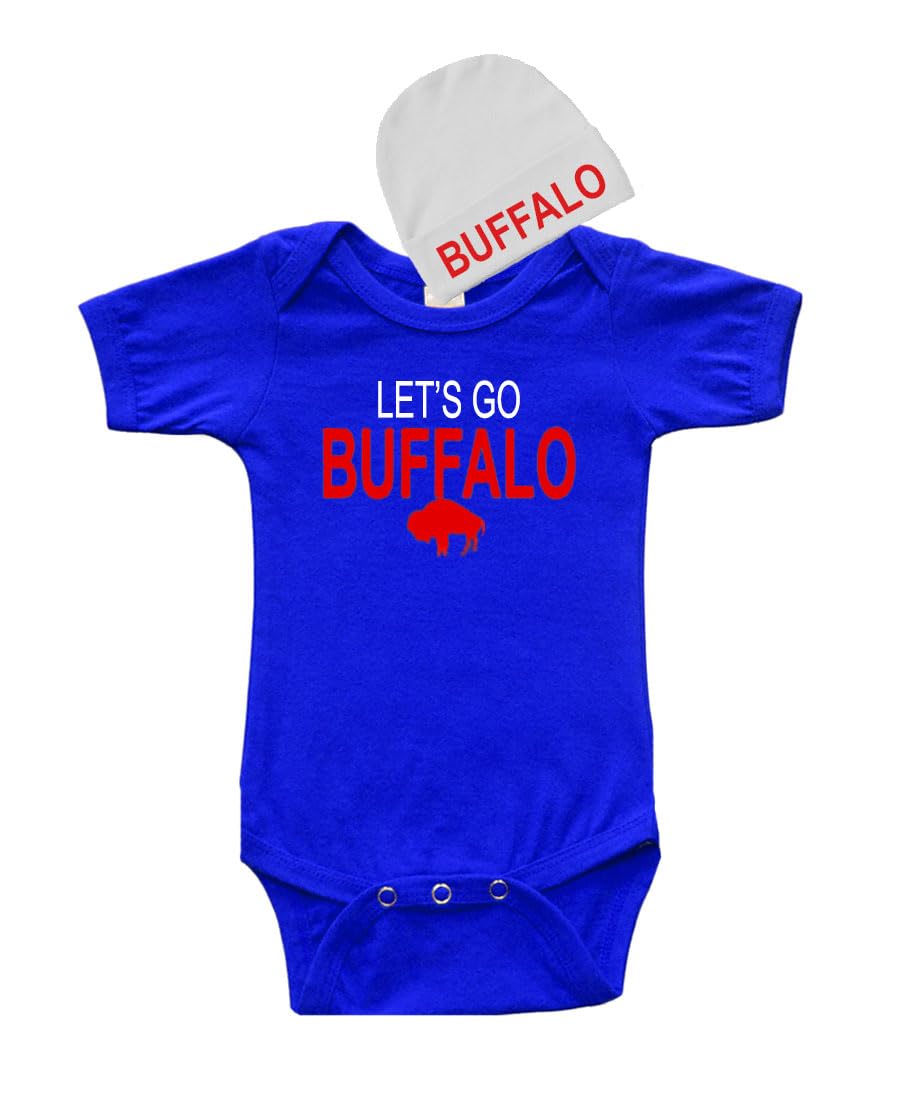 Baby Gift Set - Let's Go Buffalo | Newborn & Toddler Essentials | Perfect for Birthdays, Showers & Holidays
