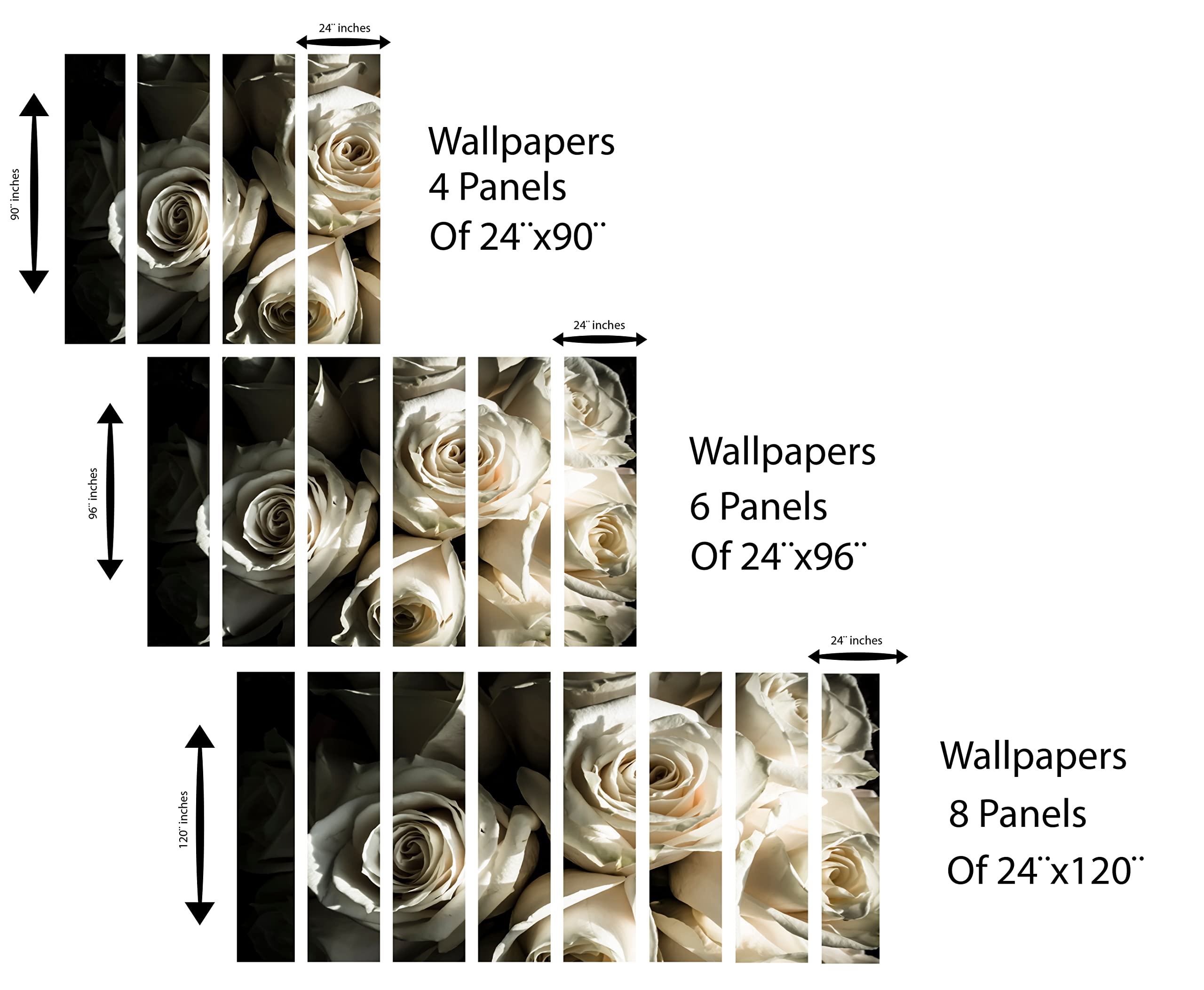 Floral Peel & Stick Wallpaper - Self-Adhesive Wall Decor for Living Room & Interior Design - Easy DIY Home Upgrade