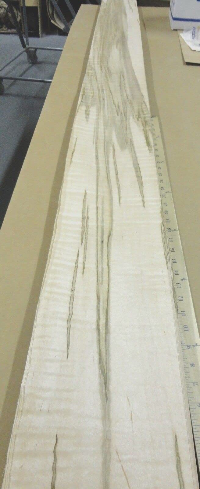 Premium Maple Spalted Wormy Figured Wood Veneer - 7