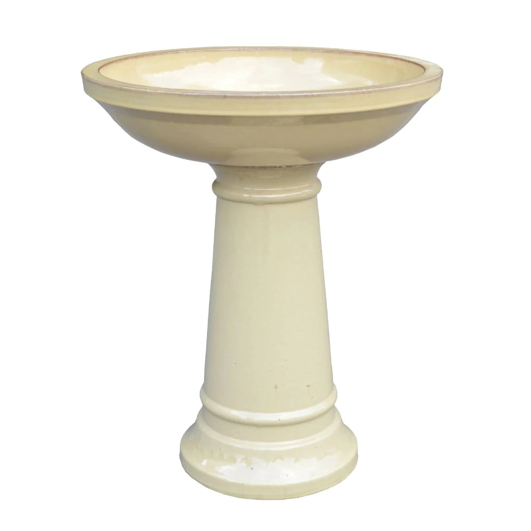 Grafton Bird Bath for Outdoor Garden - Attract Wild Birds with Durable & Decorative Birdbath - Perfect for Backyard, Patio, and Lawn Decoration