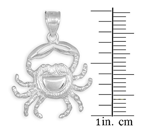 925 Sterling Silver Crab Charm Cancer Zodiac Pendant Necklace for Women - Elegant Zodiac Jewelry Gift for Birthday, Anniversary & Special Occasions