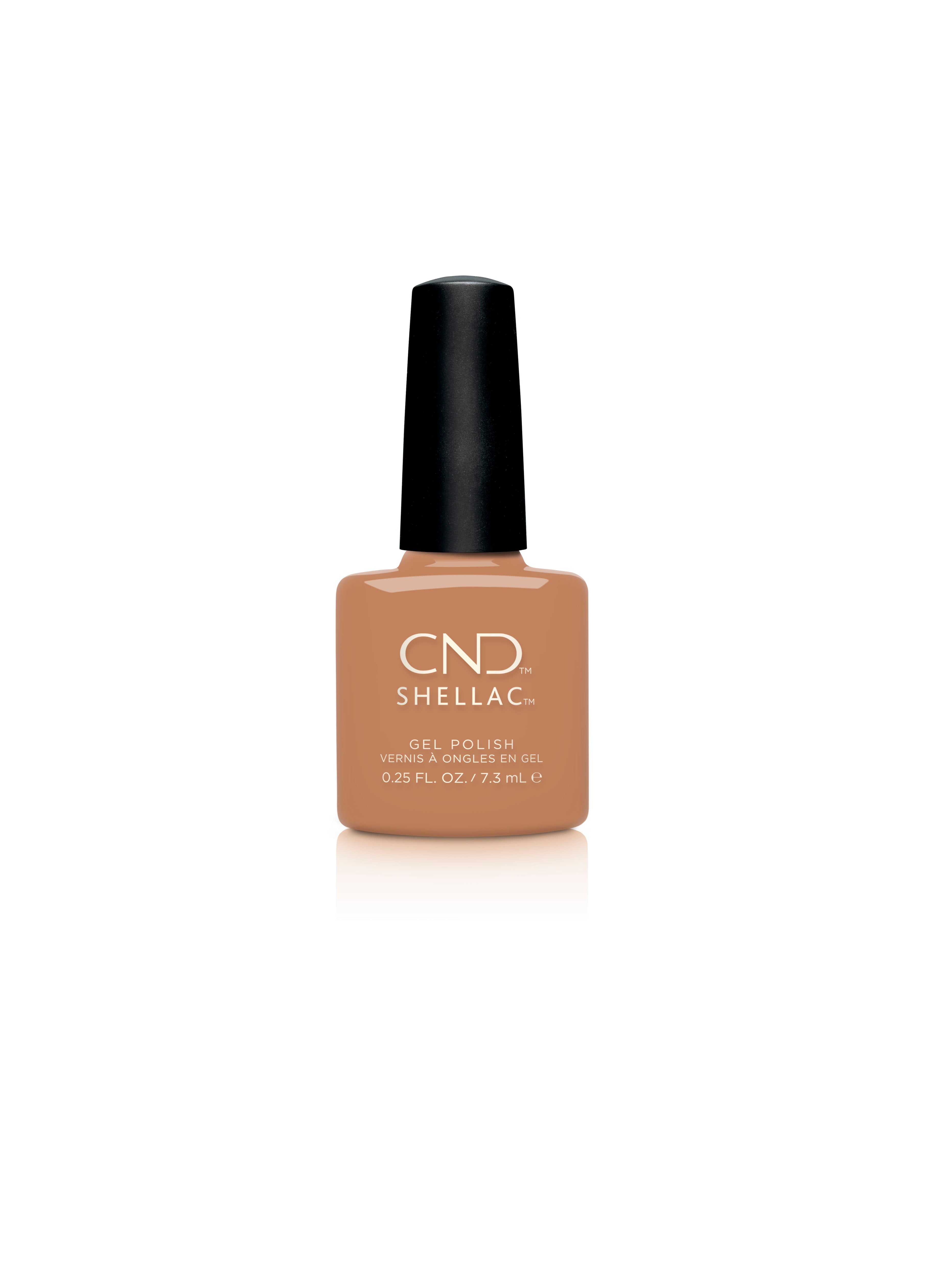 CND Shellac Nail Polish - Running Latte 0.25 fl oz - Long Lasting Gel Nail Lacquer for Salon Quality Manicures at Home | Perfect for Everyday Wear & Special Occasions