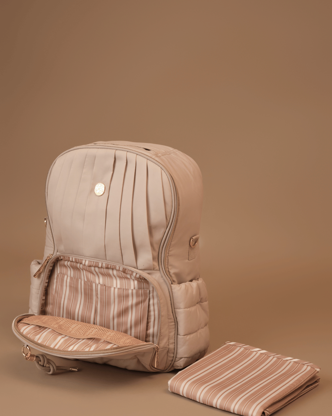 Premium The Coast Diaper Bag - Stylish & Spacious Silver Moon Design for Moms | Perfect for Travel, Daycare & On-the-Go Parenting Essentials