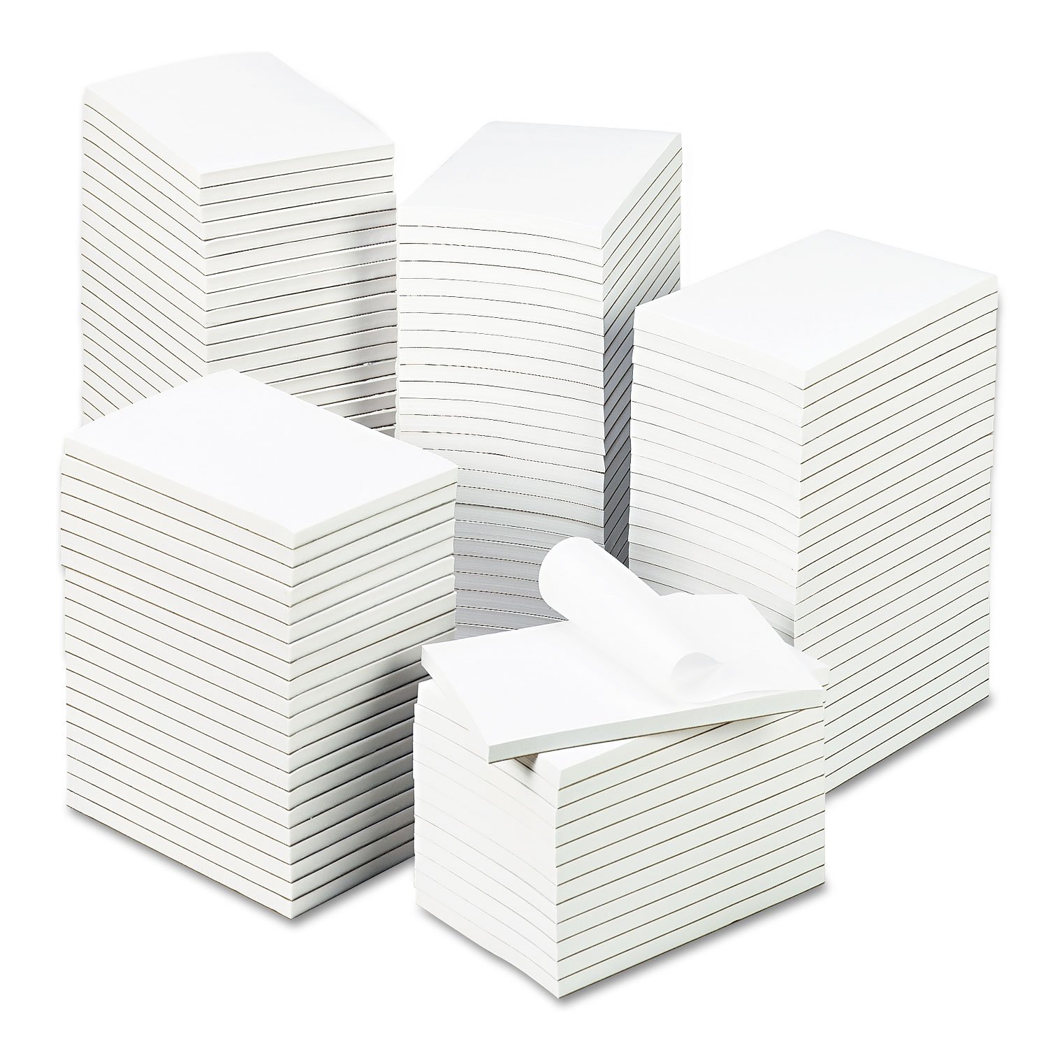 UNV35624 - Universal Bulk Scratch Pads, 50-Pack Notepads for Office, School & Home Use - Durable Memo Pads for Notes, Lists & Reminders (3x5 Inches) - Perfect for Desk, Kitchen & Daily Organization