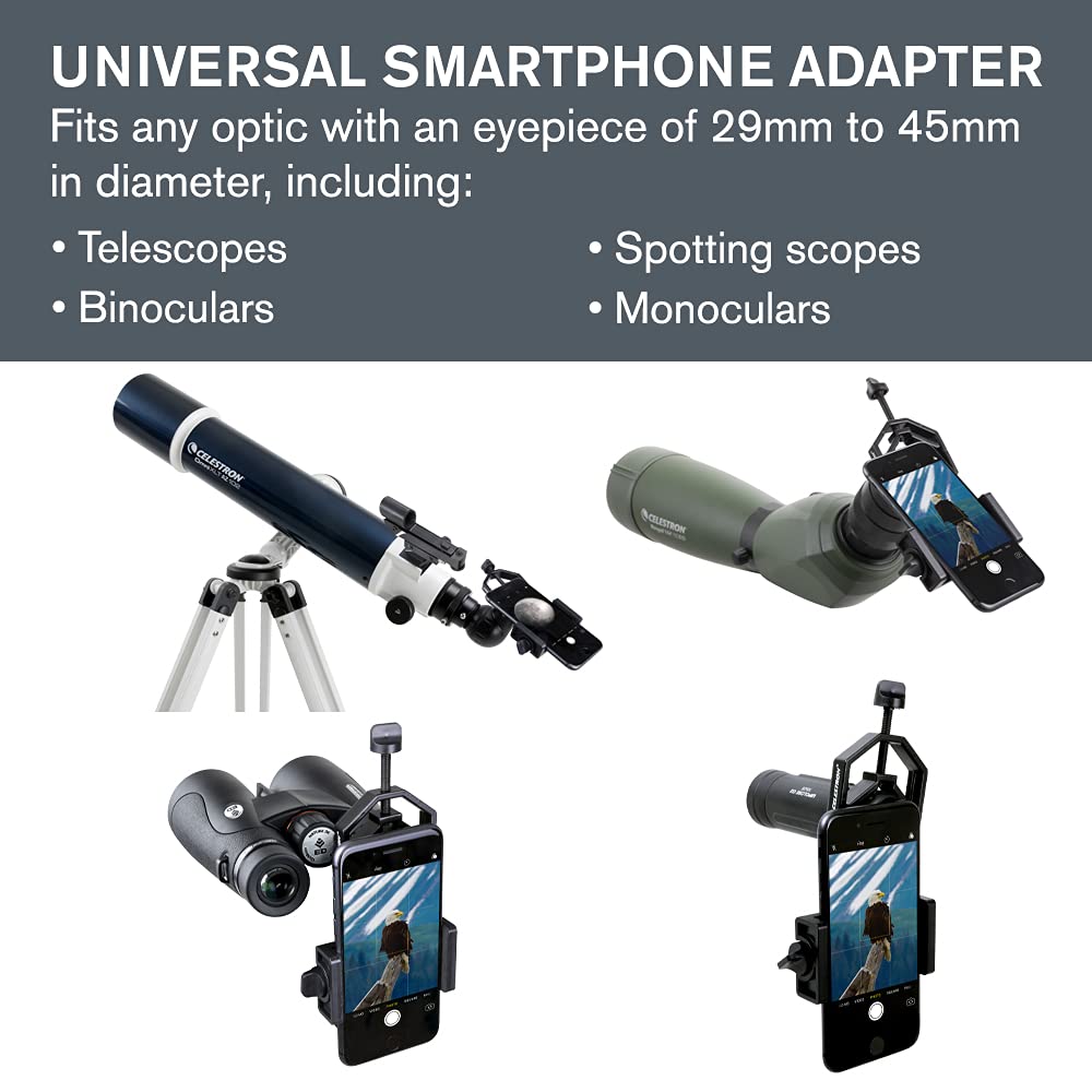 Celestron PowerSeeker 127EQ Telescope with Smartphone Adapter & Moon Filter - Astronomy Telescope for Beginners, Lunar Observation & Astrophotography - Perfect for Stargazing, Moon Photography & Backyard Astronomy