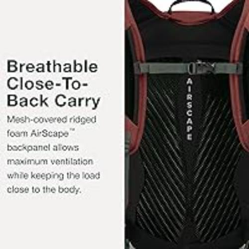 Osprey Sportlite 20L Unisex Hiking Backpack - Lightweight Daypack for Outdoor Adventures, Travel & Commuting | Water-Resistant & Durable Design