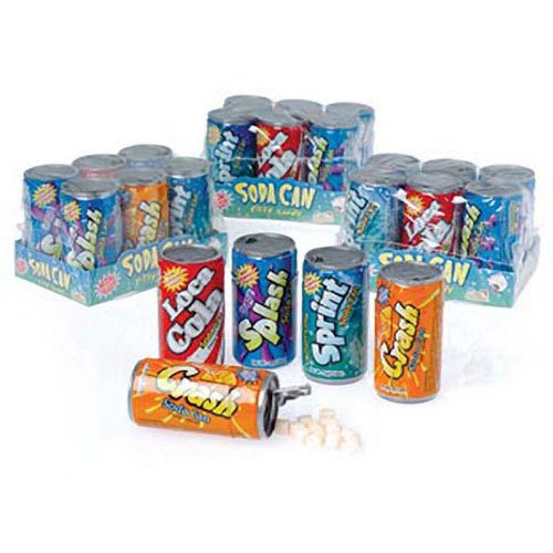 Fizzy Soda Can Candy - Tangy & Sweet Soda Flavored Treats - Perfect for Parties, Movie Nights & Snack Time