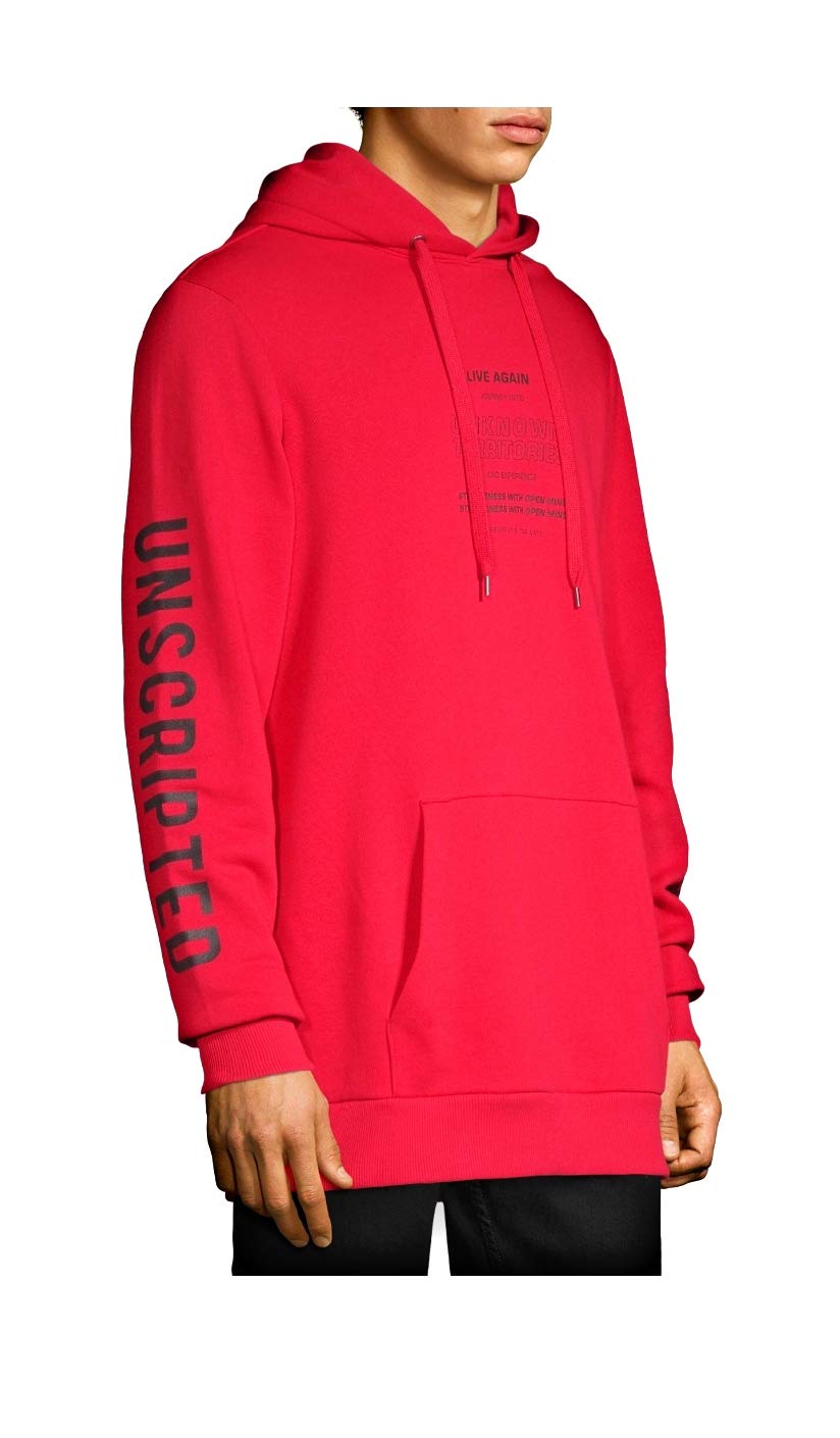 No Boundaries Men's & Big Men's Fleece Hoodie - Soft Warm Pullover for Winter, Outdoor & Casual Wear - Cozy Lounge Hoodie for Men's Comfort