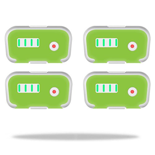 DJI Phantom 3 Battery Skin Wrap (4-Pack) - Glossy Lime Green Protective Cover Sticker | Compatible with DJI Phantom 3 Drone Batteries | Perfect for Customization, Protection & Style Enhancement