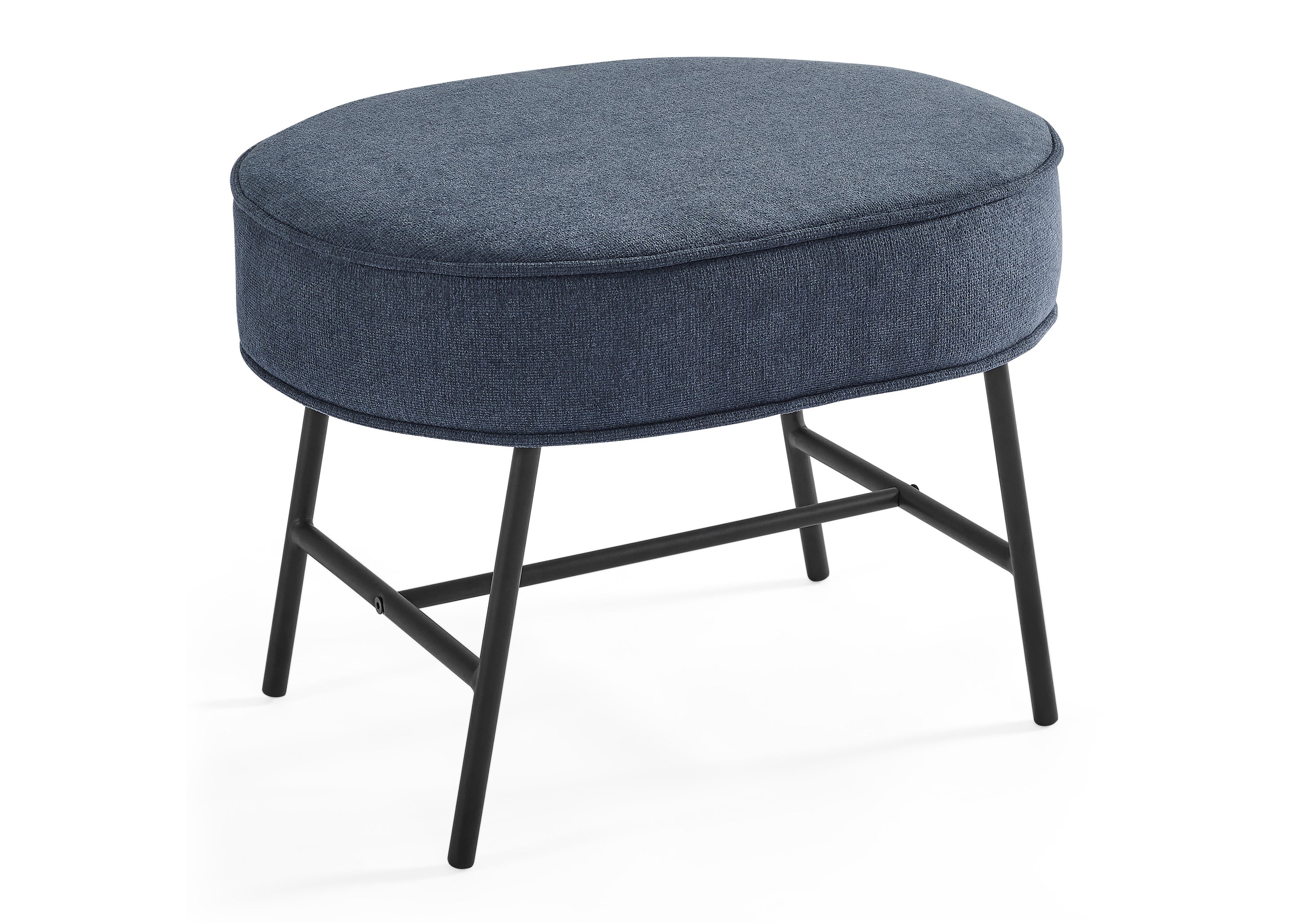 Ella Ottoman with LiveSmart Evolve Fabric - Modern Storage Footrest for Living Room, Bedroom & Office - Soft & Durable Upholstered Stool with Hidden Storage Compartment - Perfect for Small Spaces & Home Decor