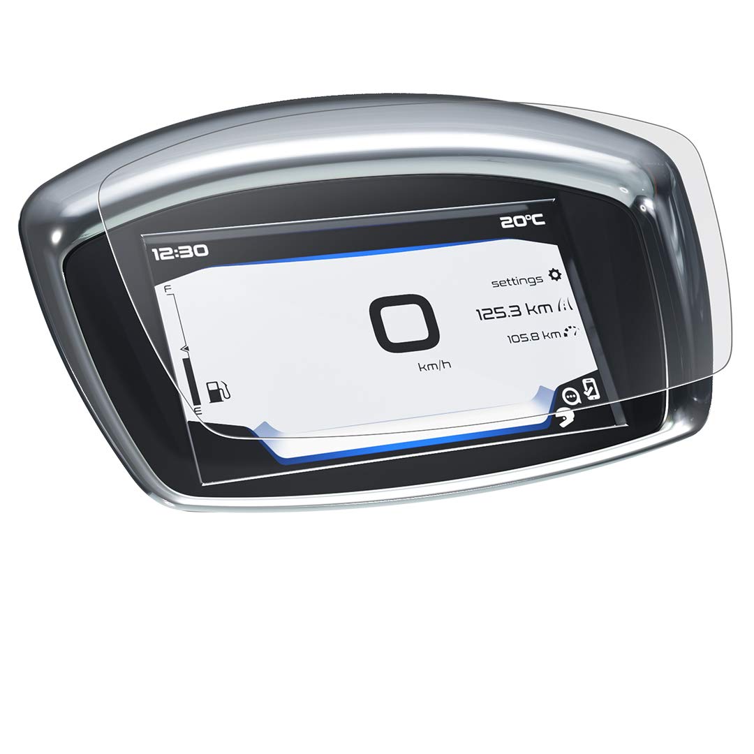 Speedo Angels Dashboard Protector for Vespa Elettrica 2019+ - Clear Screen for Riding