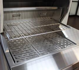 28 Inch Freestanding Pellet Grill - 800 sq. in Grilling Surface with Warming Rack & Side Table, Stainless Steel Outdoor BBQ Smoker for Backyard, Camping, and Tailgating - C1P28 FS