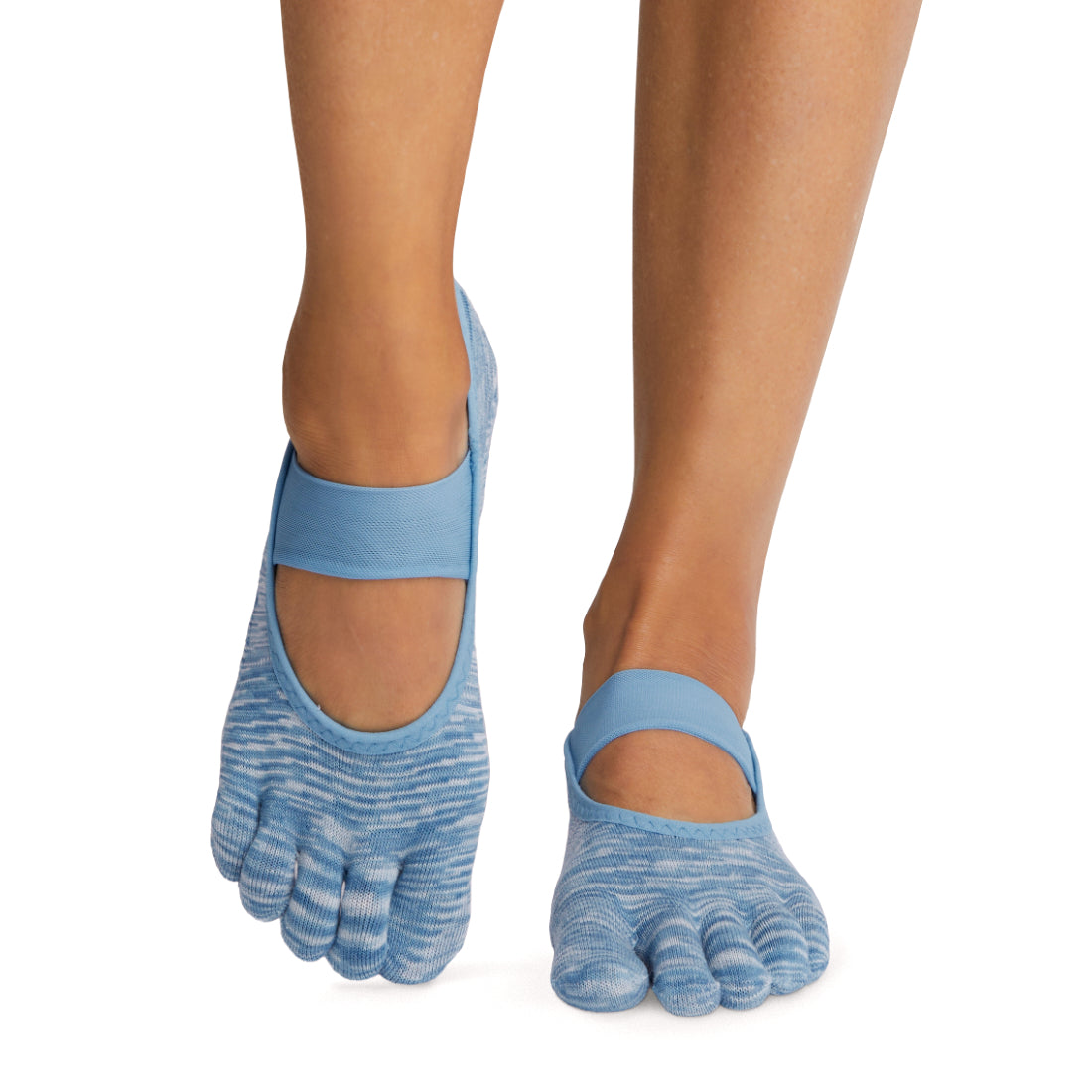 ToeSox Mia Grip Yoga Socks - Non-Slip Grip Socks for Pilates, Barre & Dance - Improve Balance & Stability During Workouts