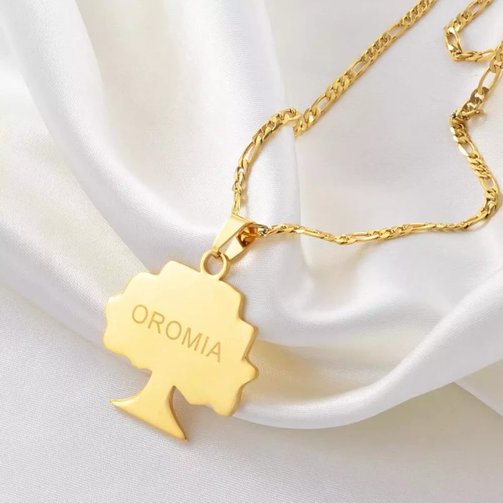 Ethiopian Oromo Necklace Pendant for Women & Men - Christmas & Birthday Gift Jewelry
