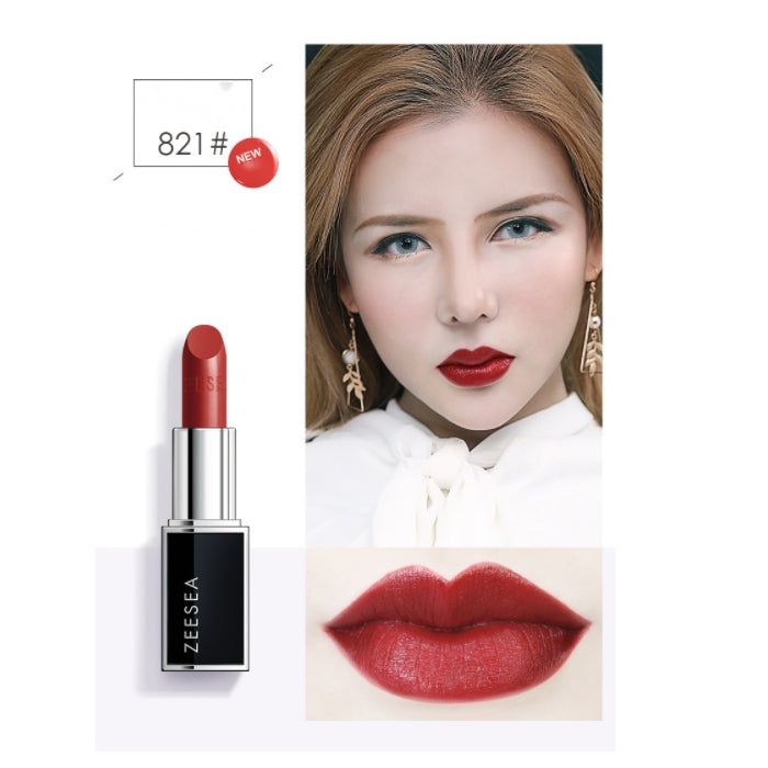 ZEESEA Hydrating Matte Lipstick - Long Lasting Moisturizing Black Tube Lipstick for Women, Perfect for Daily Wear, Parties, and Special Occasions