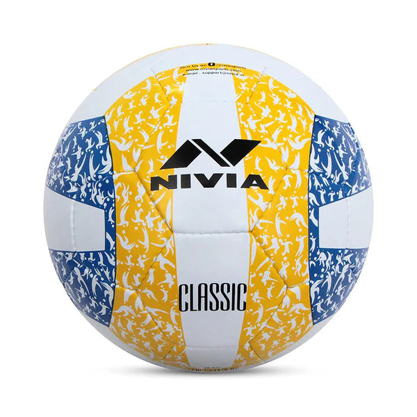 Nivia Classic Volleyball - Official Size & Weight for Indoor and Outdoor Games - Perfect for Beach, Court, and Backyard Play