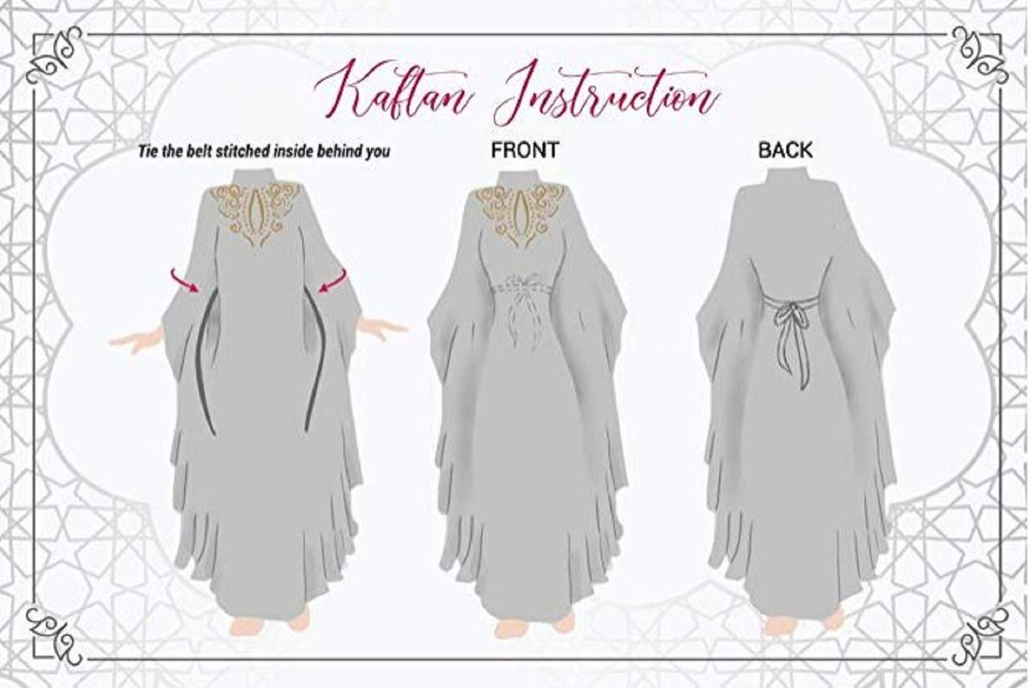 Elegant Women's Kaftan Maxi Dress - Flowy Evening Gown for Wedding, Cocktail Party & Special Occasions - Plus Size Boho Chic Beach Cover Up & Lounge Wear