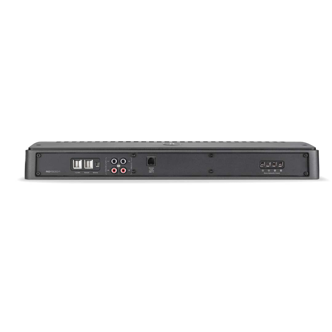 JL Audio RD1500/1 Class D Mono Car Amplifier - 1500W RMS Power, RD Series High-Performance Subwoofer Amp for Deep Bass - Perfect for Car Audio Systems & Truck Sound Upgrades