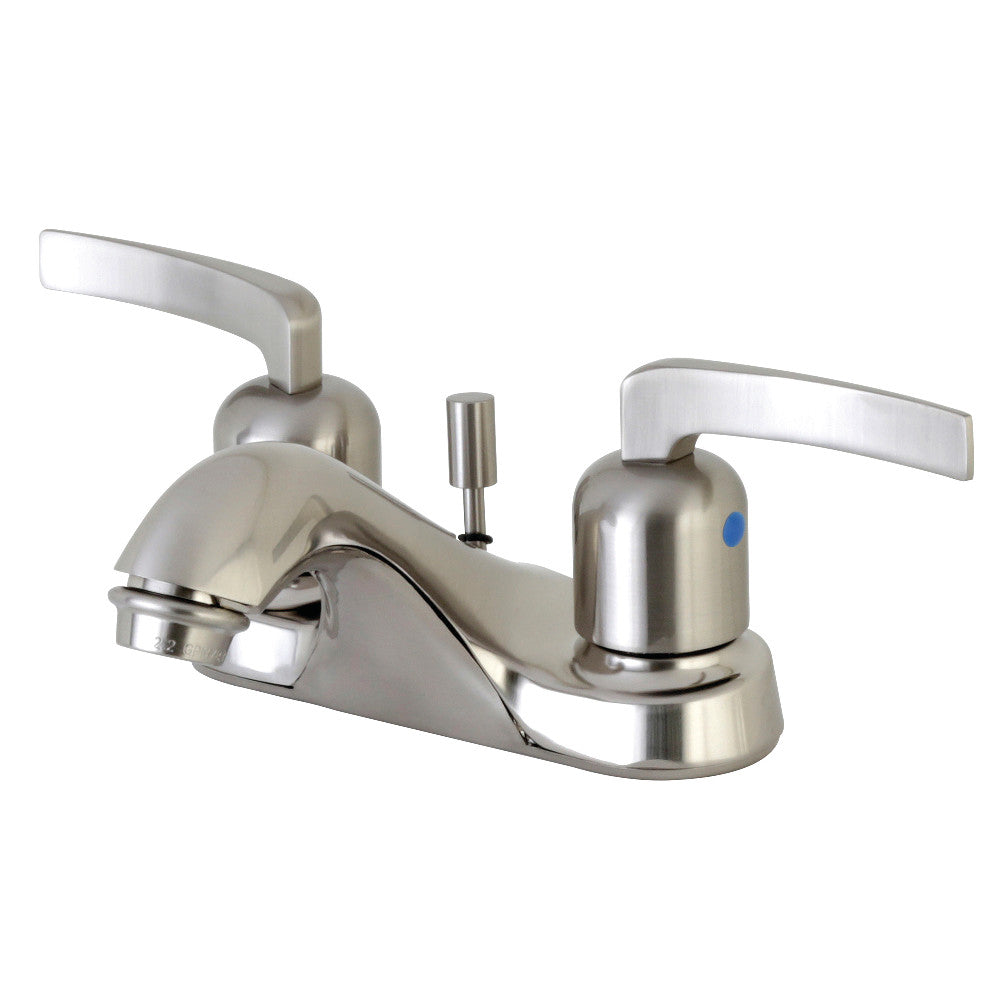 Kingston Brass FB5621EFL 4-Inch Centerset Bathroom Faucet - Chrome Finish, Single Handle, Easy Installation for Sink, Vanity & Powder Room