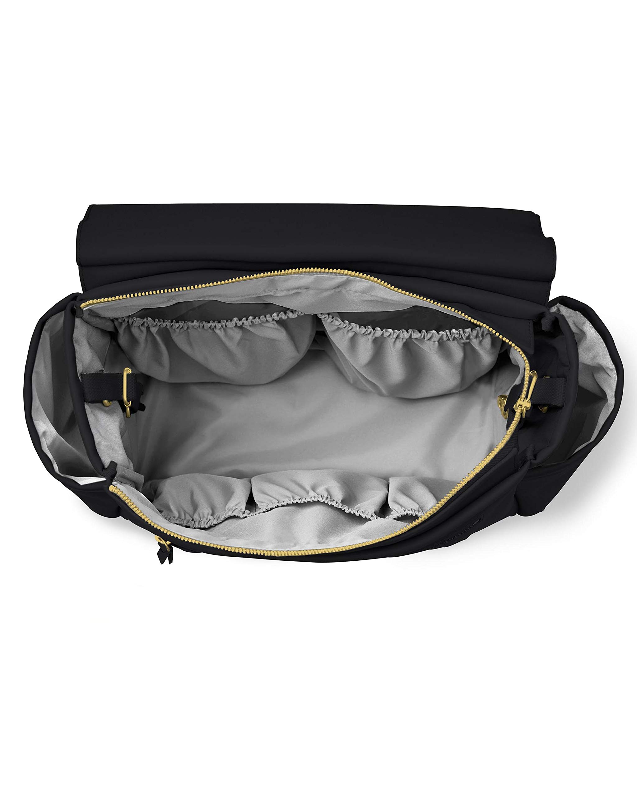 Skip Hop Greenwich Convertible Baby Changing Backpack Diaper Bag - Black, Lightweight 1.36kg for Travel, Daycare & On-the-Go Parents