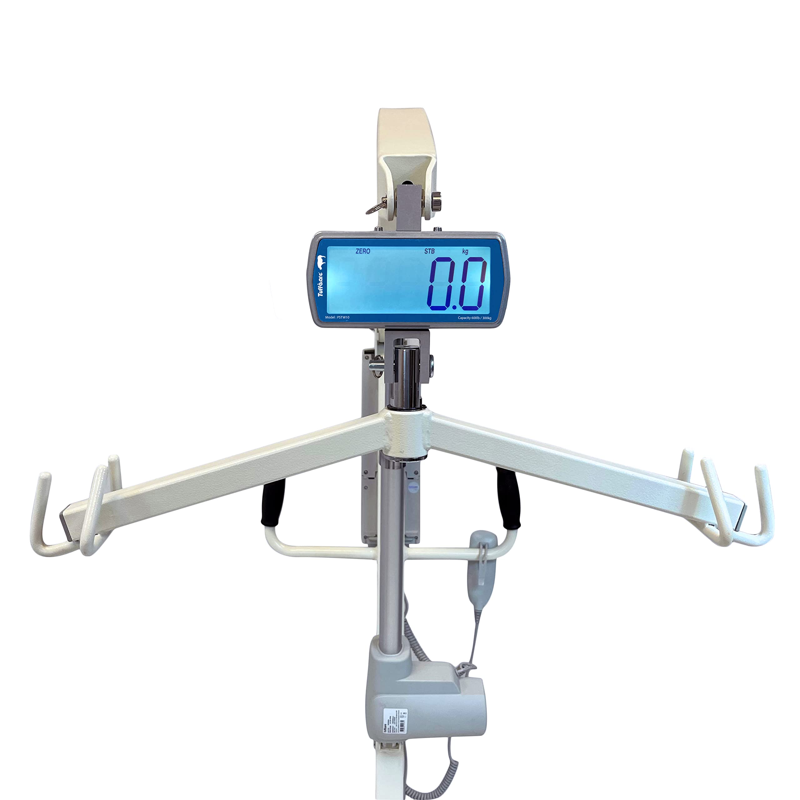Digital Patient Lift Scale with Large Display - Universal Fit for Tuffcare, Hoyer, Invacare, McKesson & Joerns - Low Profile Design (600 lbs Capacity) - Ideal for Home Care, Hospitals & Rehabilitation Centers