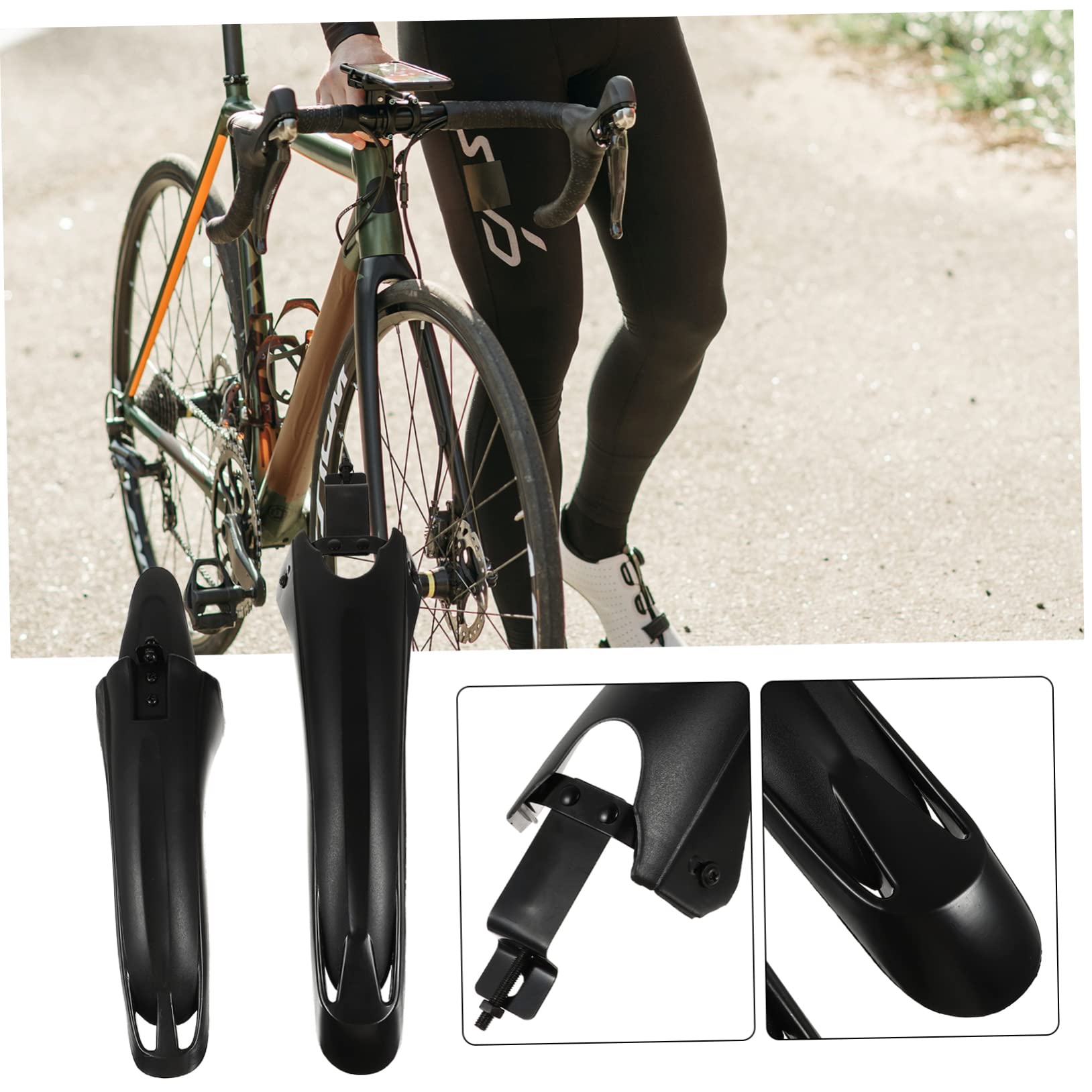 Mountain Bike Mud Guard Set - 2PCS Dirtboard Fenders for Road & Off-Road Bicycles - Perfect for Rainy Commutes & Trail Riding Adventures