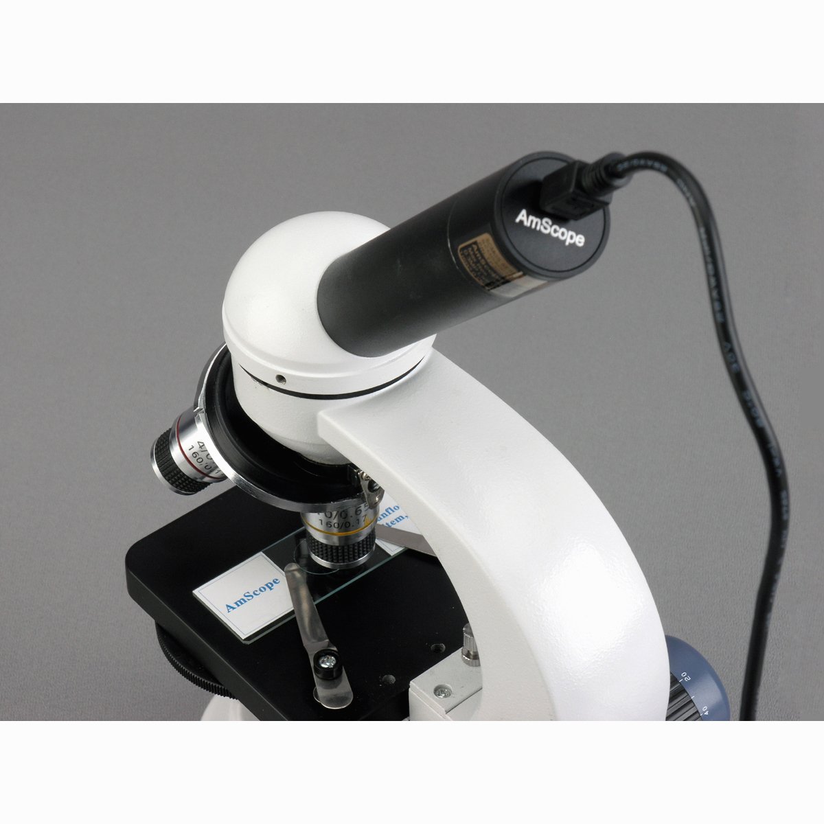 2.0 MP USB Digital Microscope Camera for PC & Mac - Still & Live Video Imaging with Calibration Kit - Perfect for Electronics Repair, Coin Collecting, and Science Education