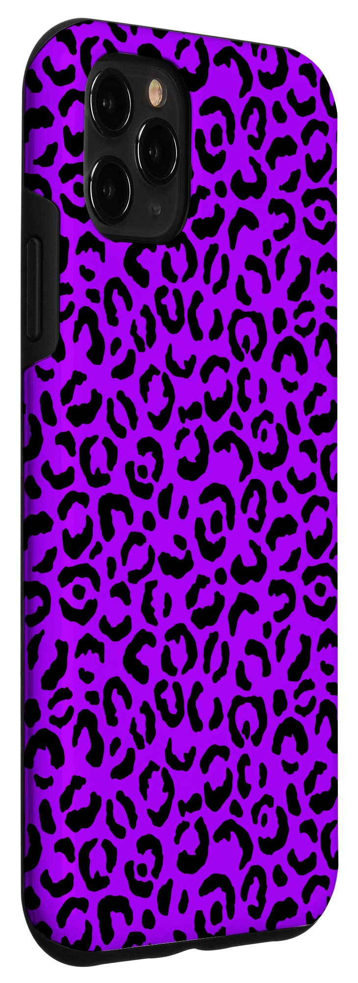 Trendy Purple Leopard Print iPhone 11 Pro Max Case - Durable Slim Fit Protective Cover with Cheetah Animal Design | Perfect for Daily Use, Travel & Fashion Accessory